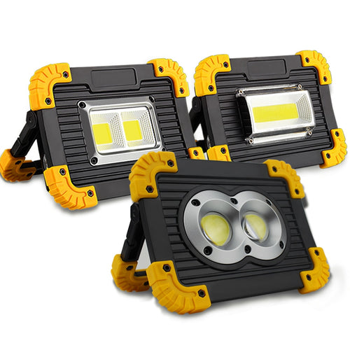 Lamp Led Portable Spotlight Work Light Rechargeable 18650 Battery Outdoor Light For Hunting Camping Led Latern Flashlight